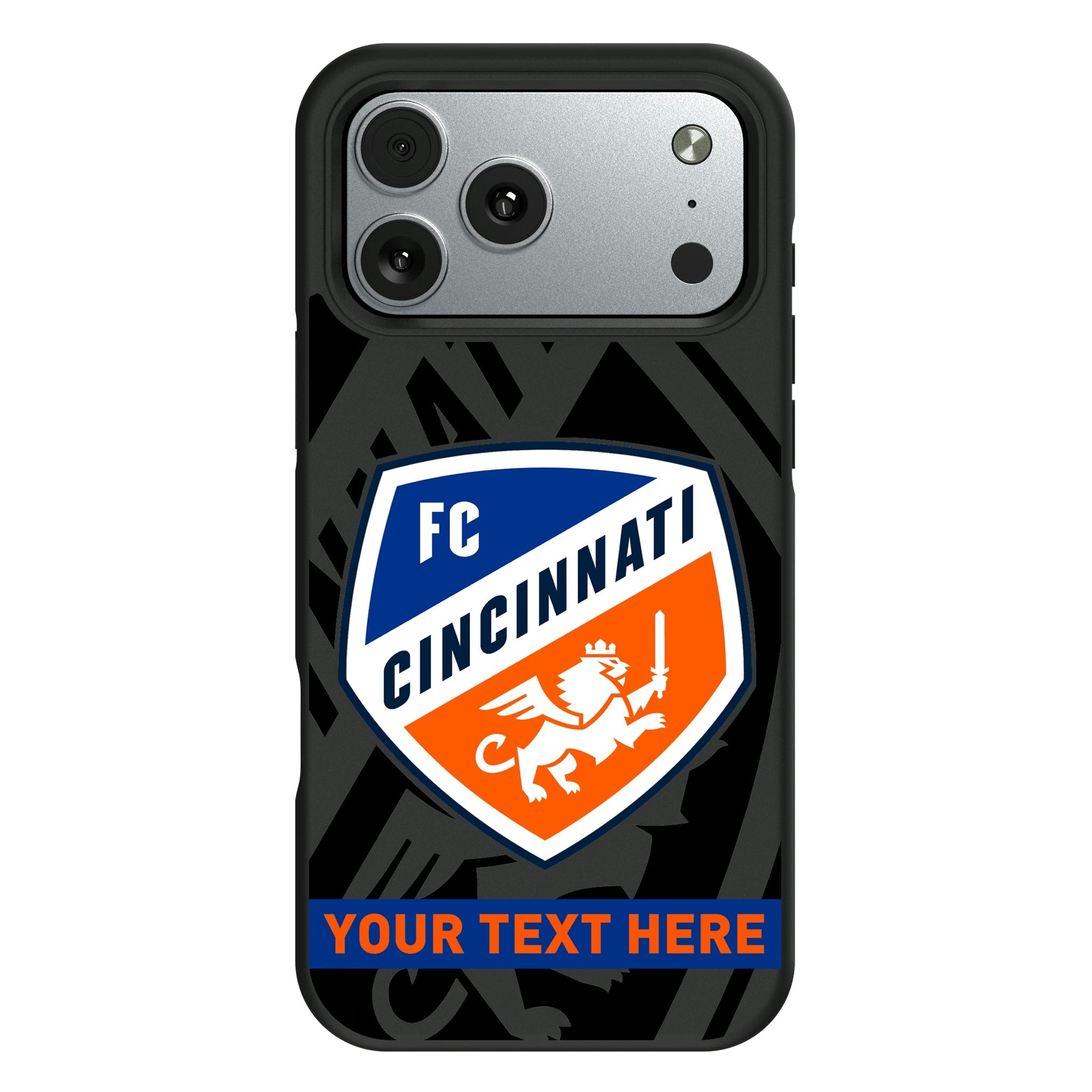 FC Cincinnati Personalized Tilt Bump Phone Case for Apple iPhone 12