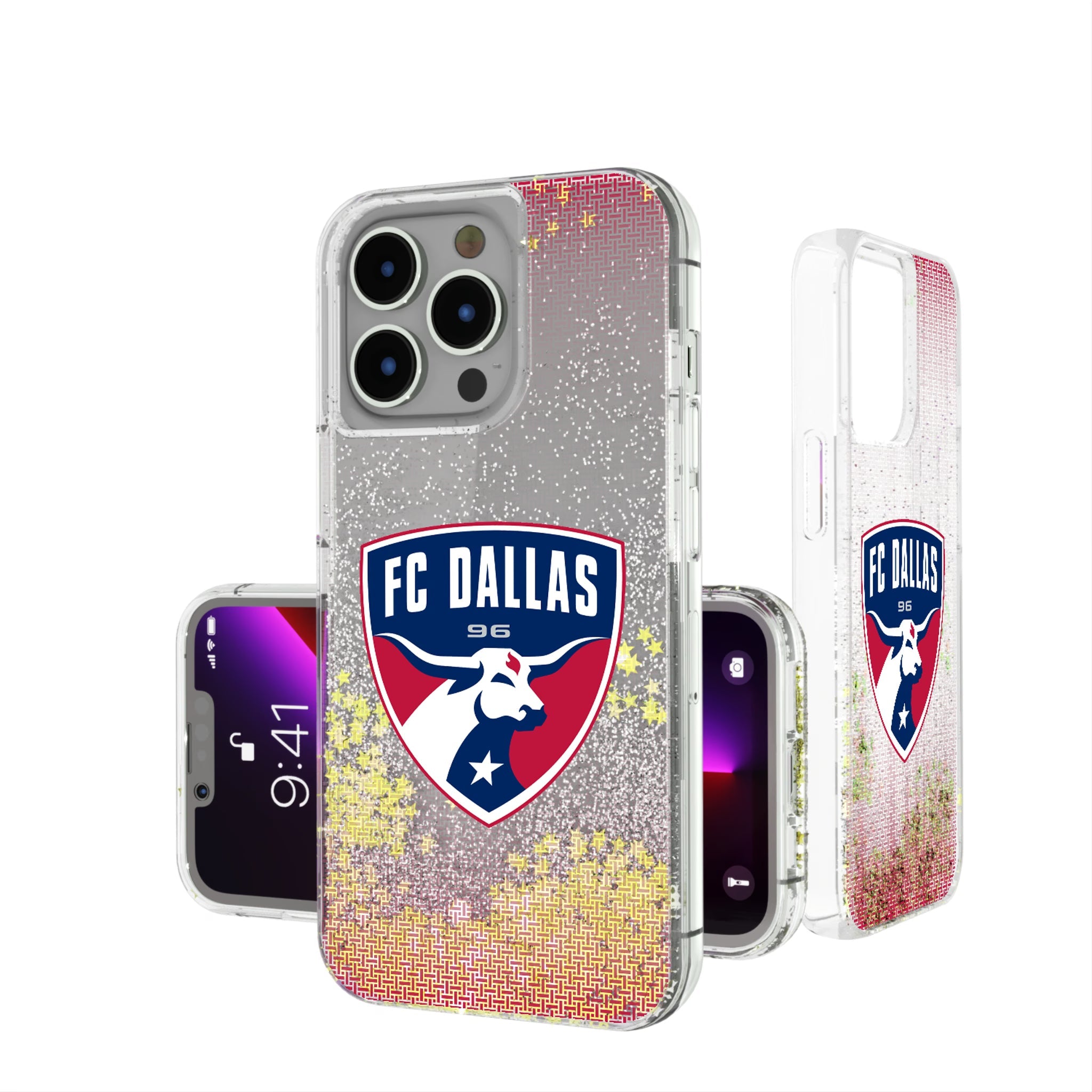 FC Dallas  Linen Glitter Phone Case 3