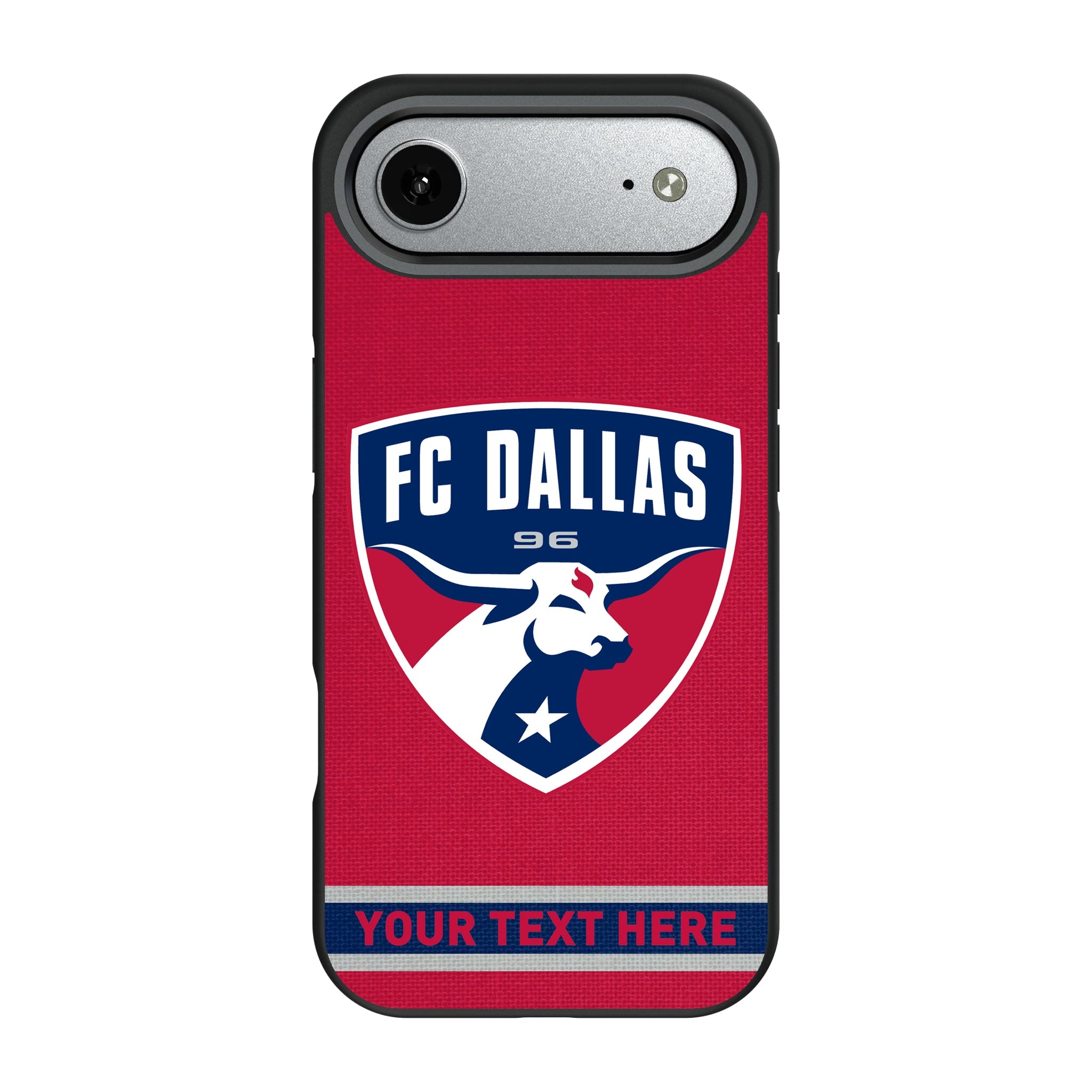 FC Dallas Personalized Stripe Bump Phone Case for Apple iPhone 10