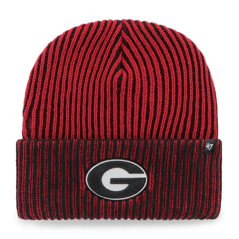 Georgia Bulldogs - Red Cold Snap Cuff Knit Beanie, 47 Brand 1