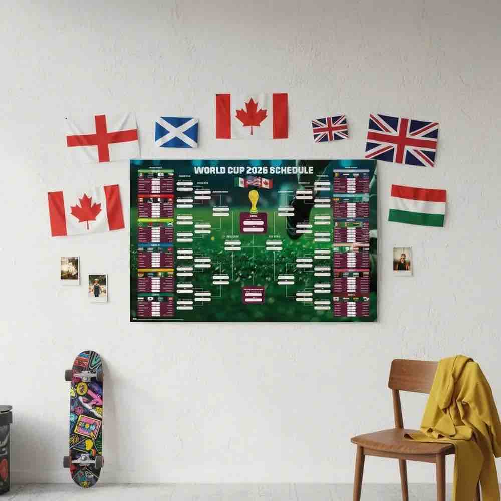 FIFA 2026 World Cup Match Bracket Poster 2