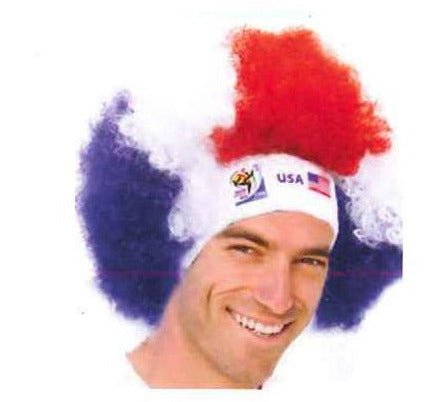 Collectible Vintage FIFA World Cup Wigs and Headbands - Lot 1