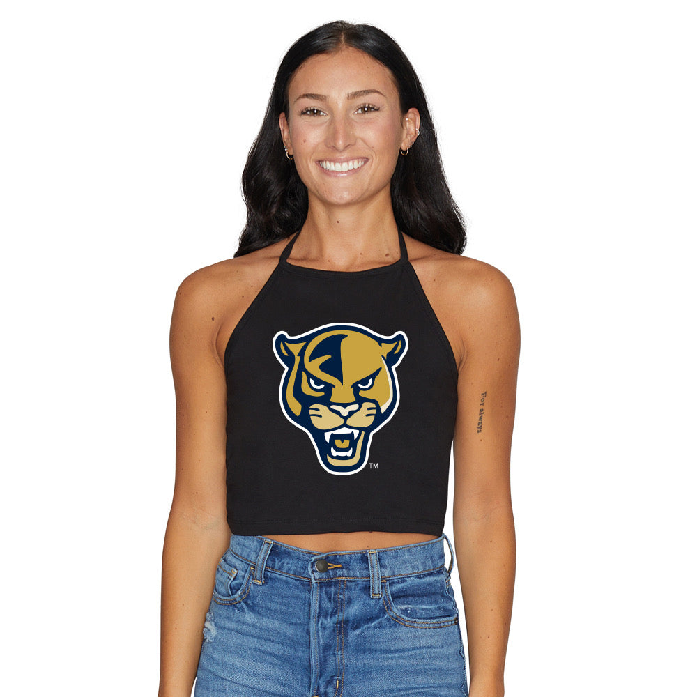 FIU Panthers Black Halter Top | lojobands