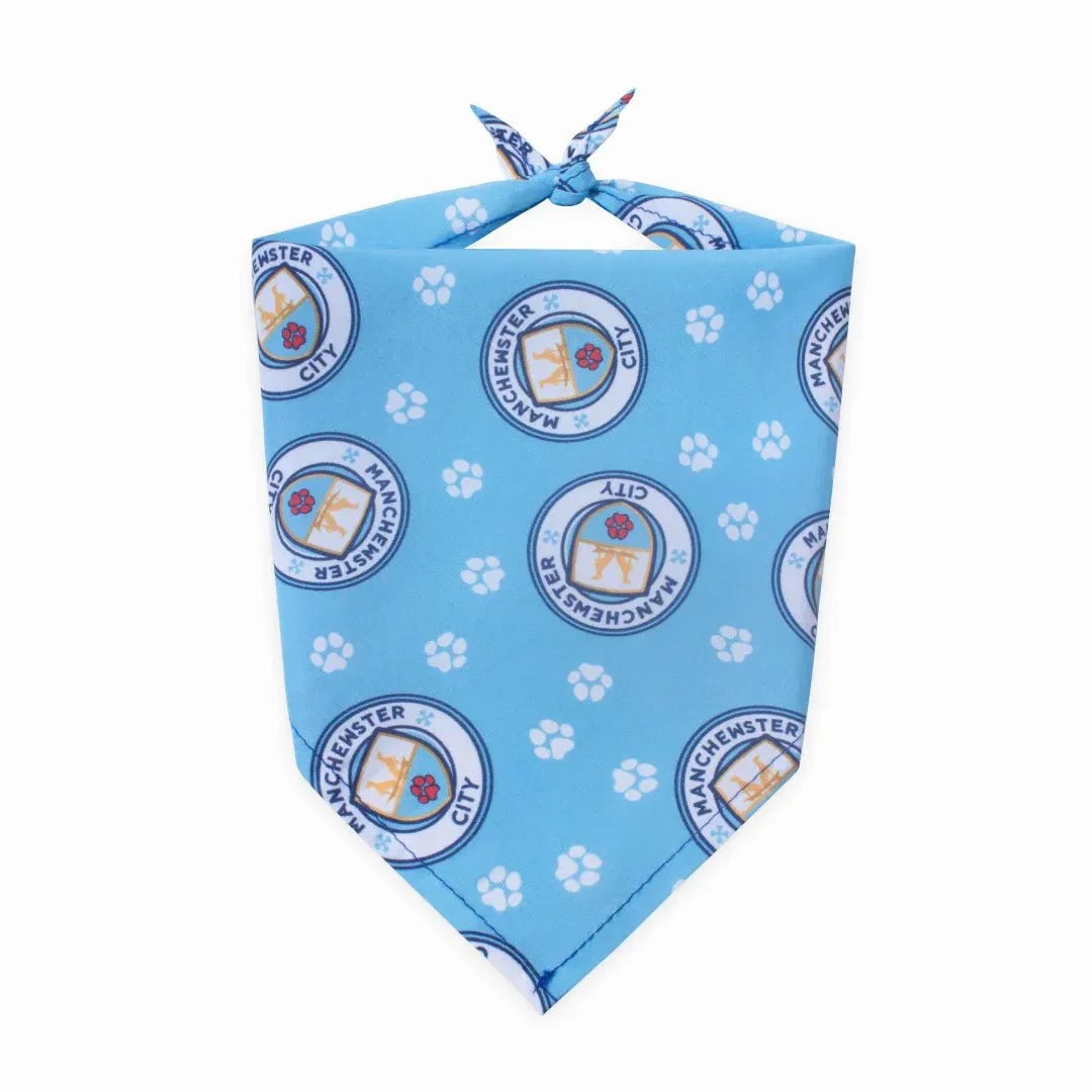Floofball Manchewster City Dog Bandana 1