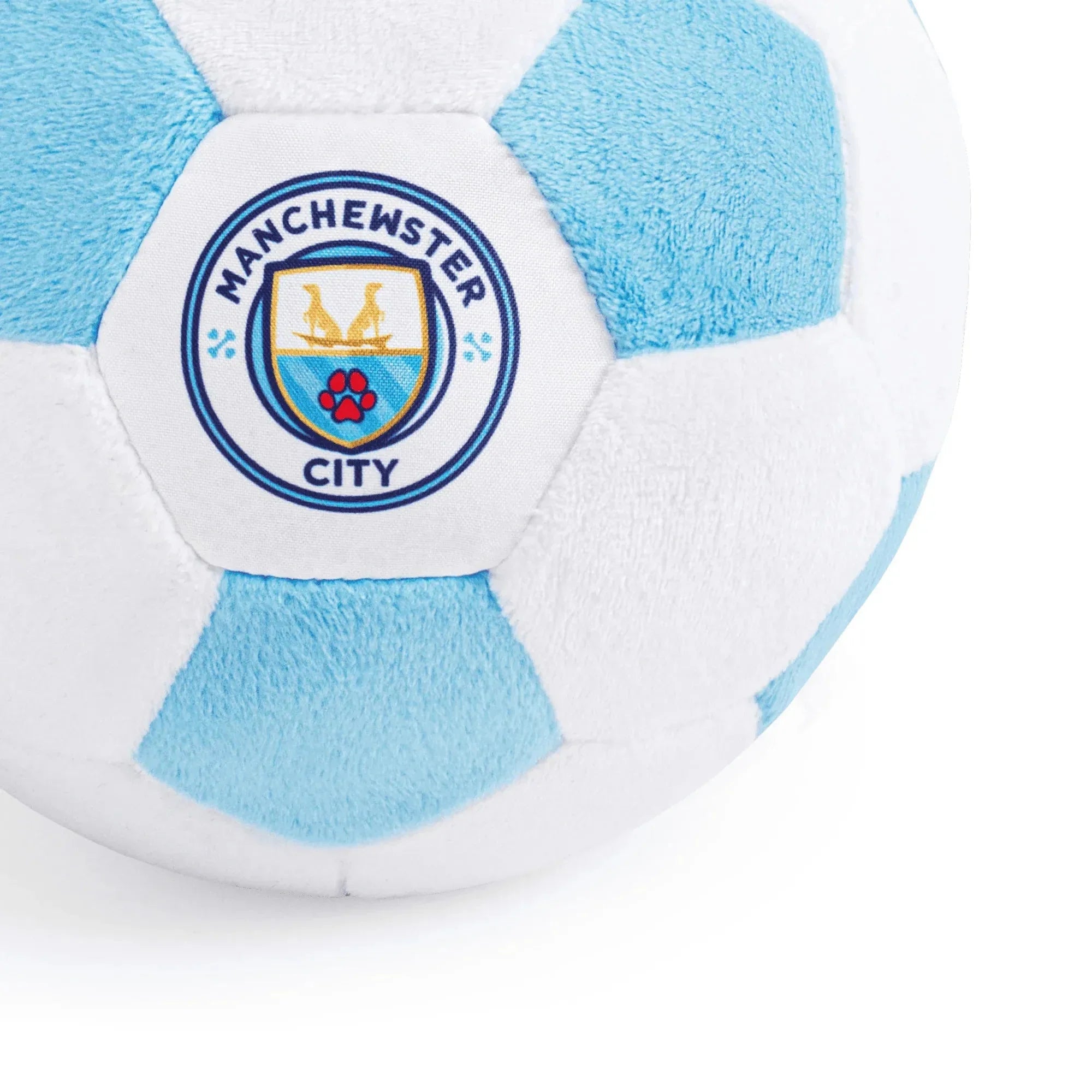 Floofball Manchewster City Plush Soccer Ball - Dog Toy 3