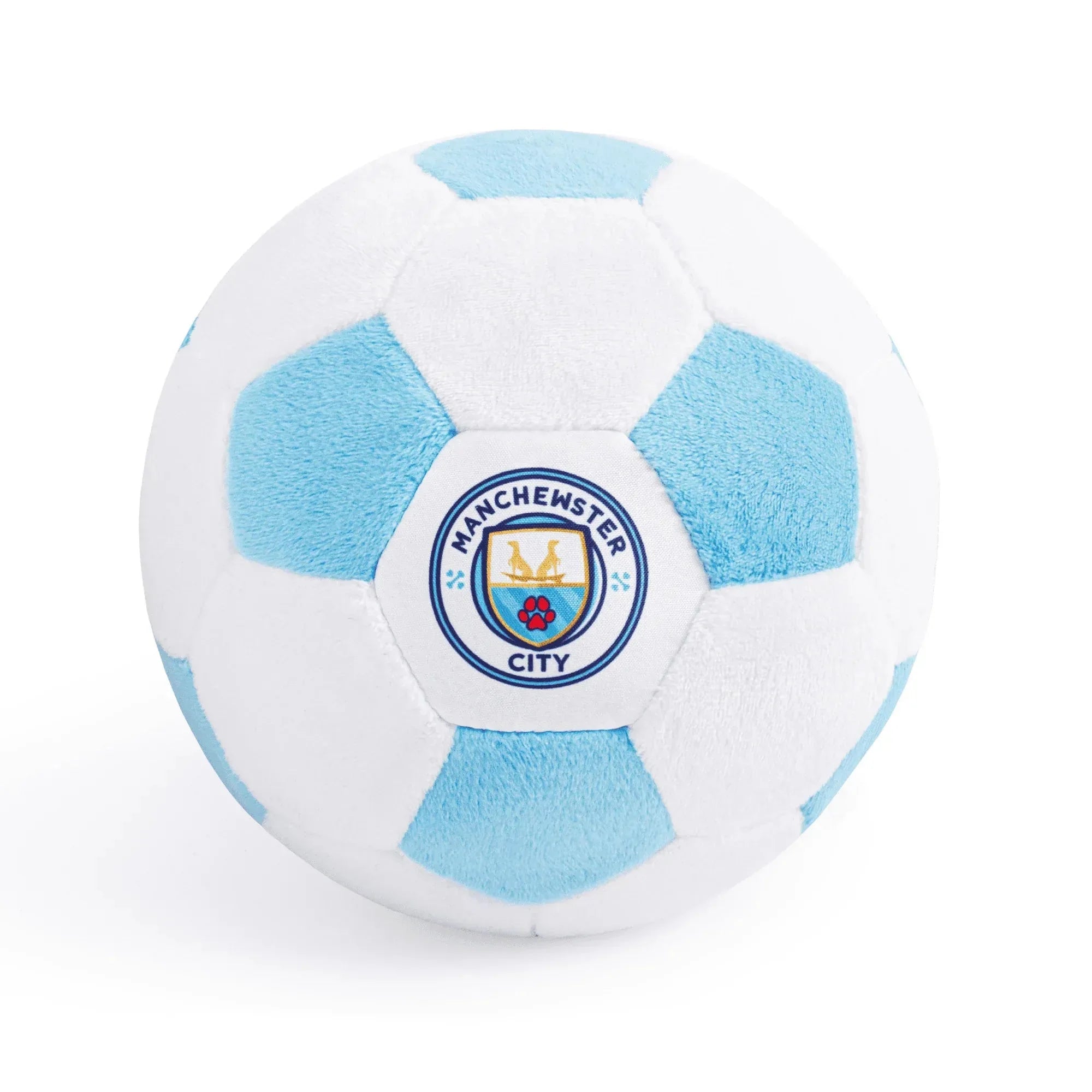Floofball Manchewster City Plush Soccer Ball - Dog Toy 1