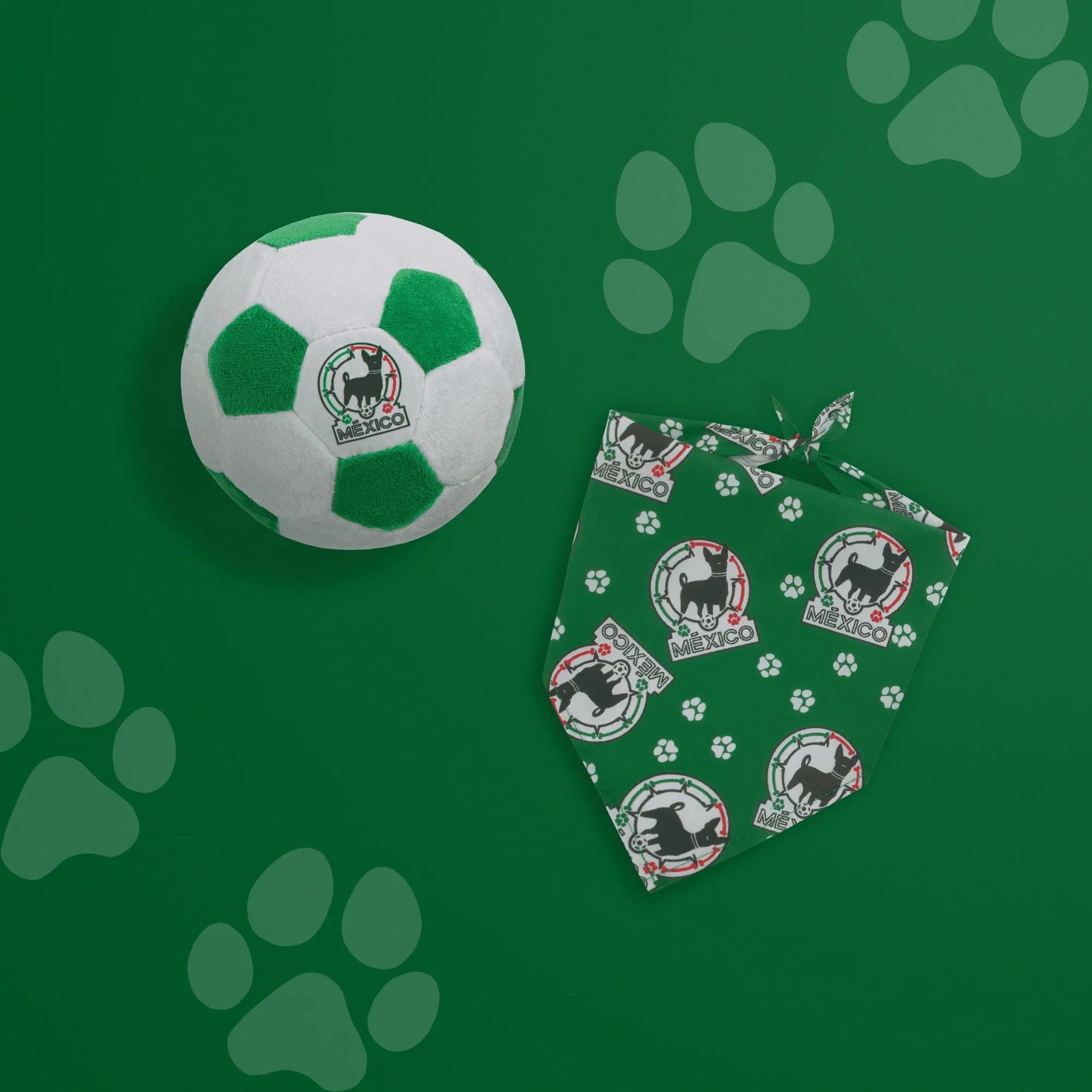 Floofball Mexico Plush Soccer Ball - Dog Toy 5
