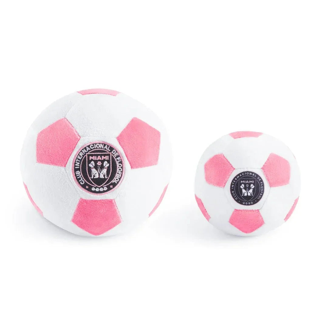 Floofball Miami Plush Large (7.5"x7.5") Soccer Ball - Dog Toy 6
