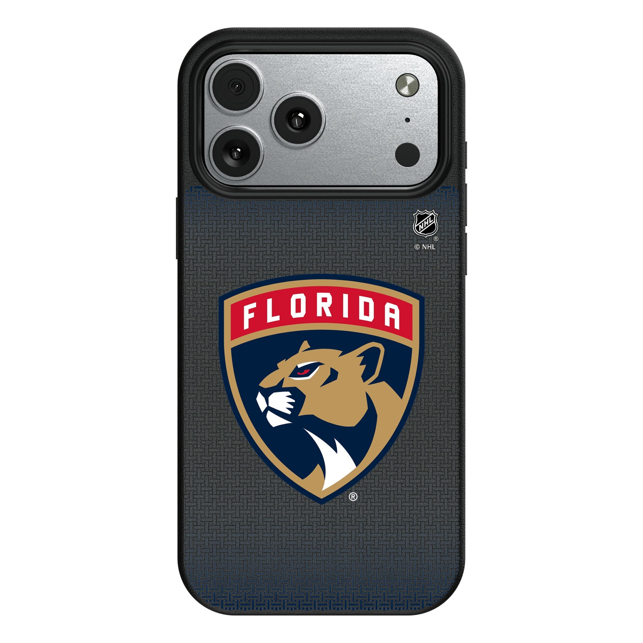 Florida Panthers Linen MagSafe Compatible Phone Case for Apple iPhone 10