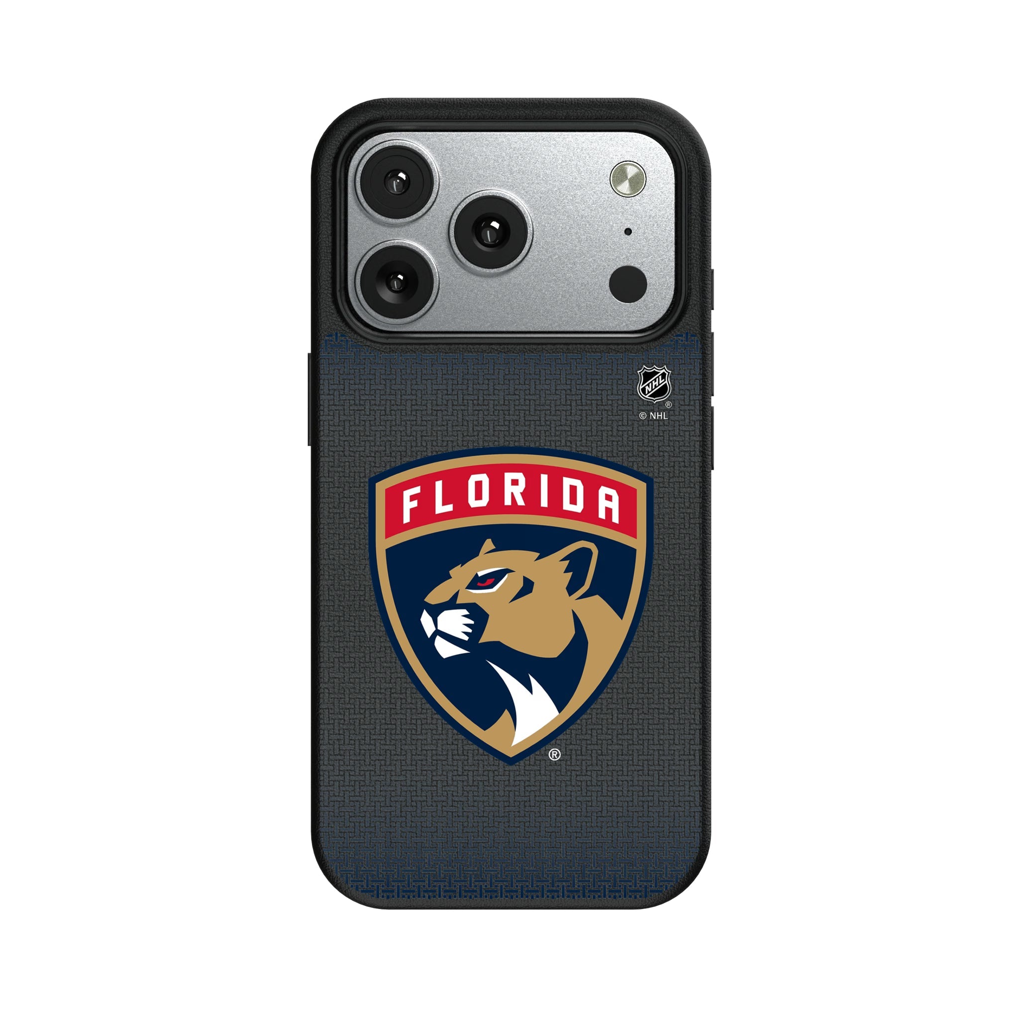 Florida Panthers Linen MagSafe Compatible Phone Case for Apple iPhone 9