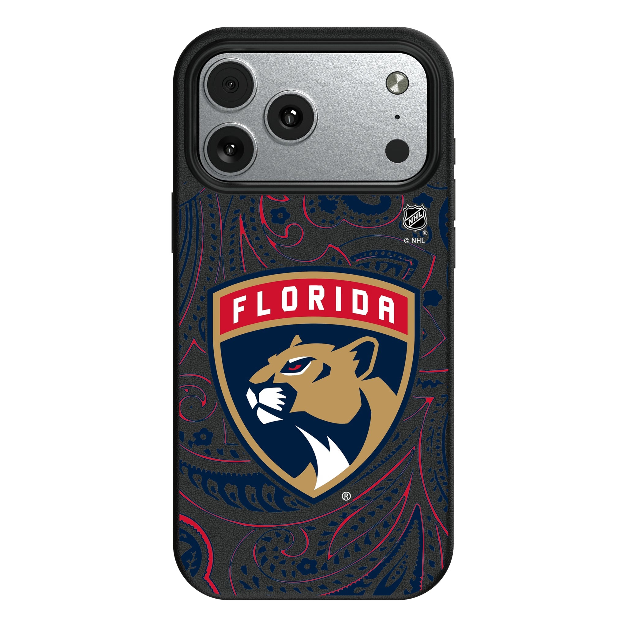 Florida Panthers Paisley MagSafe Compatible Phone Case for Apple iPhone 9
