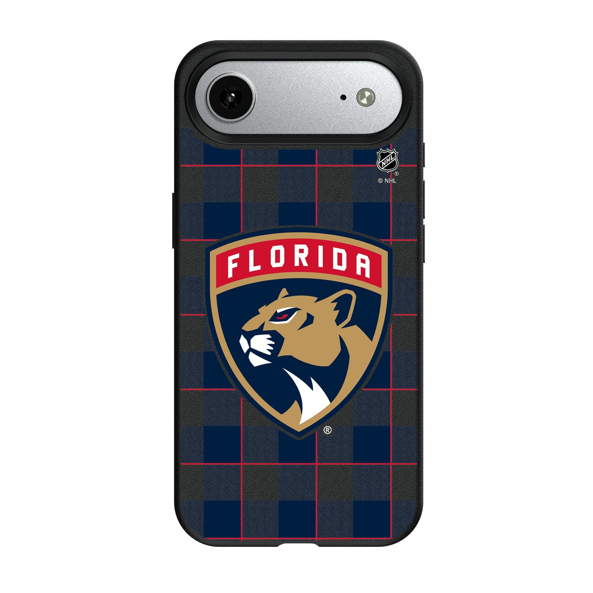 Florida Panthers Plaid MagSafe Compatible Phone Case for Apple iPhone 8