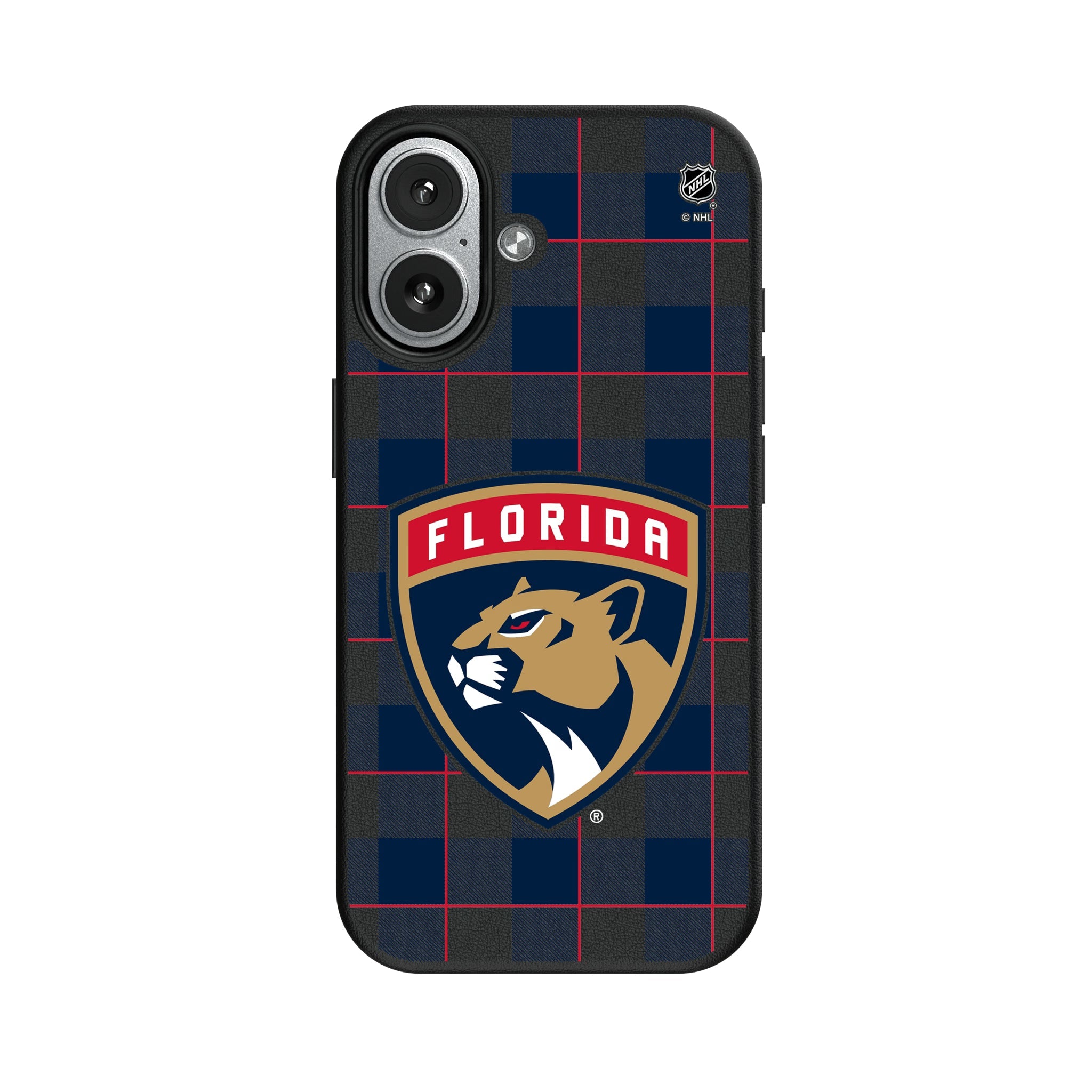 Florida Panthers Plaid MagSafe Compatible Phone Case for Apple iPhone 7