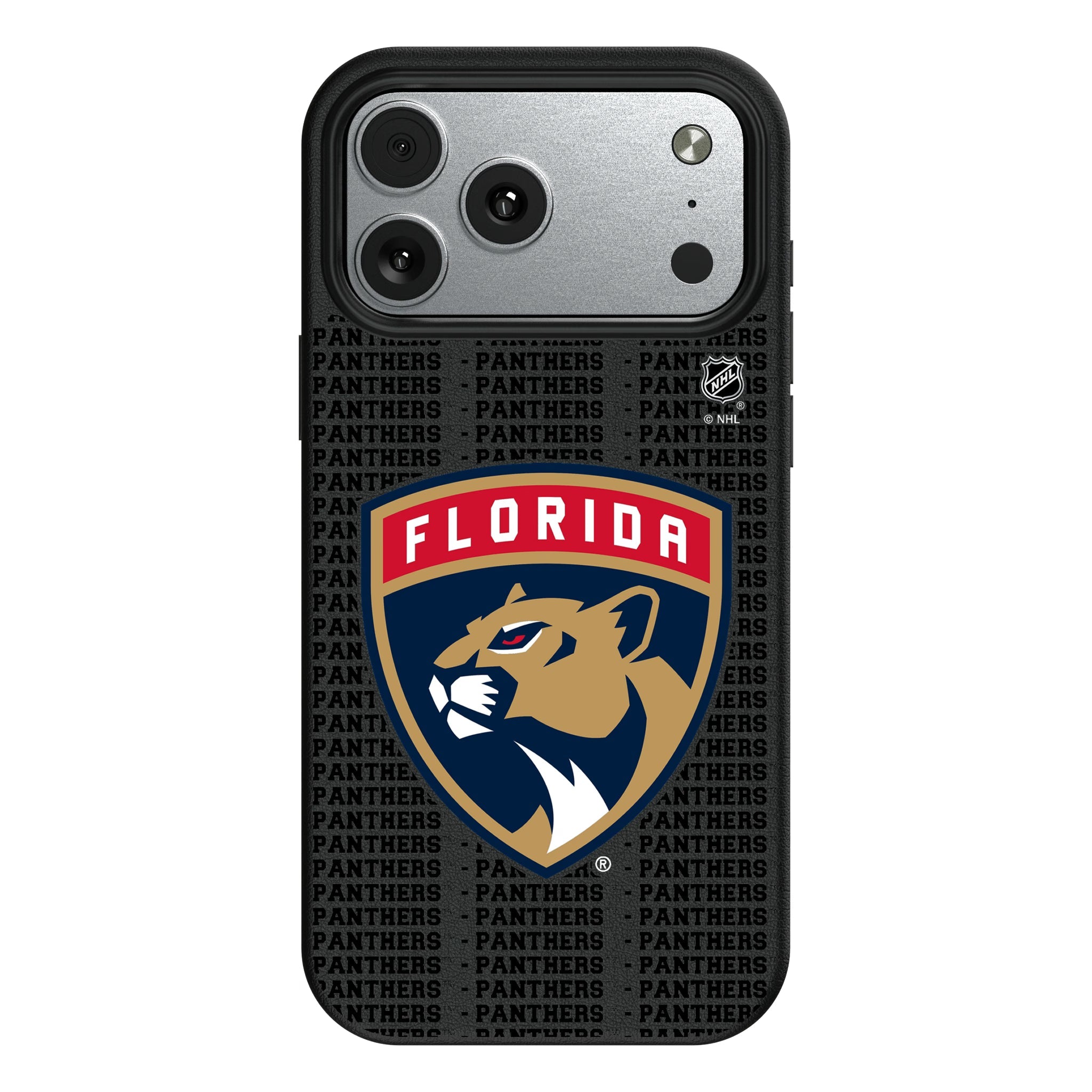 Florida Panthers Text Backdrop MagSafe Compatible Phone Case for Apple iPhone 9