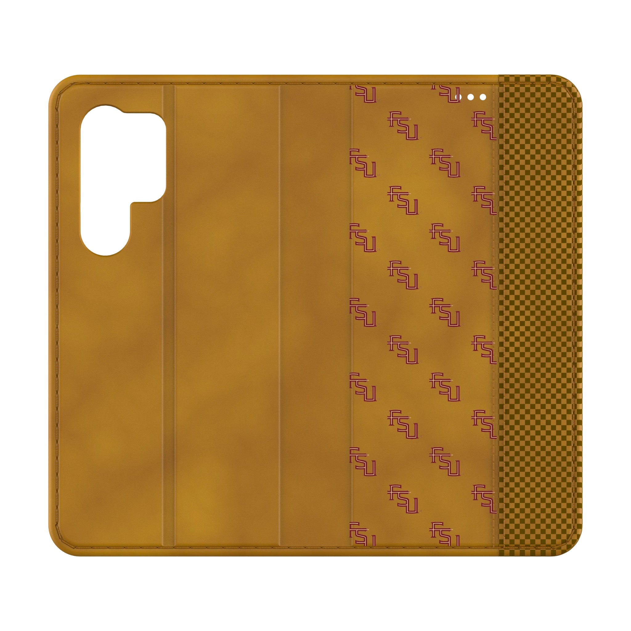 Florida State University Seminoles Fashion Pattern Folio Phone Case for Samsung Galaxy 10