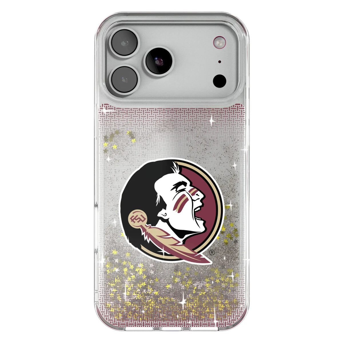 Florida State University Seminoles Linen Glitter Phone Case 19