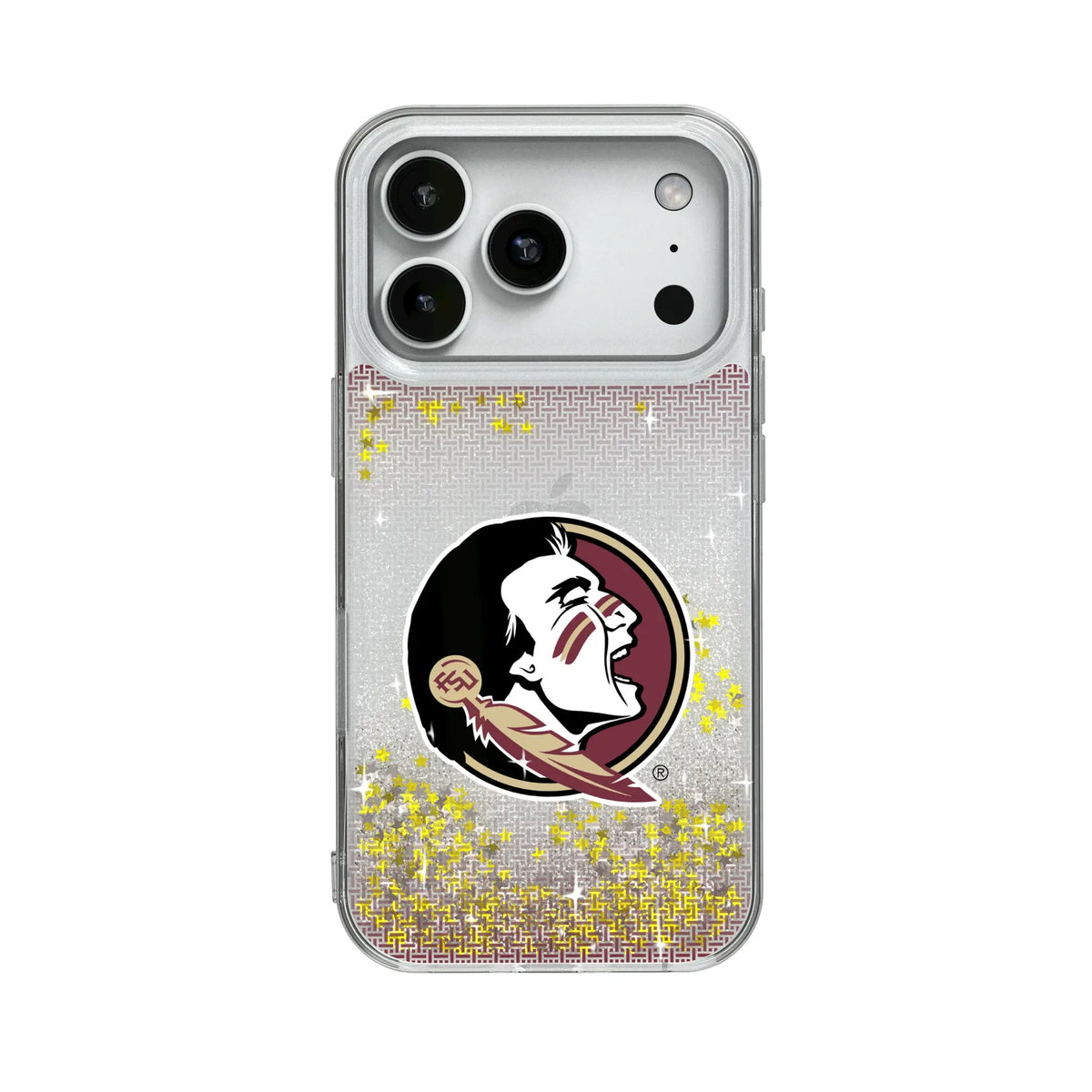 Florida State University Seminoles Linen Glitter Phone Case 18