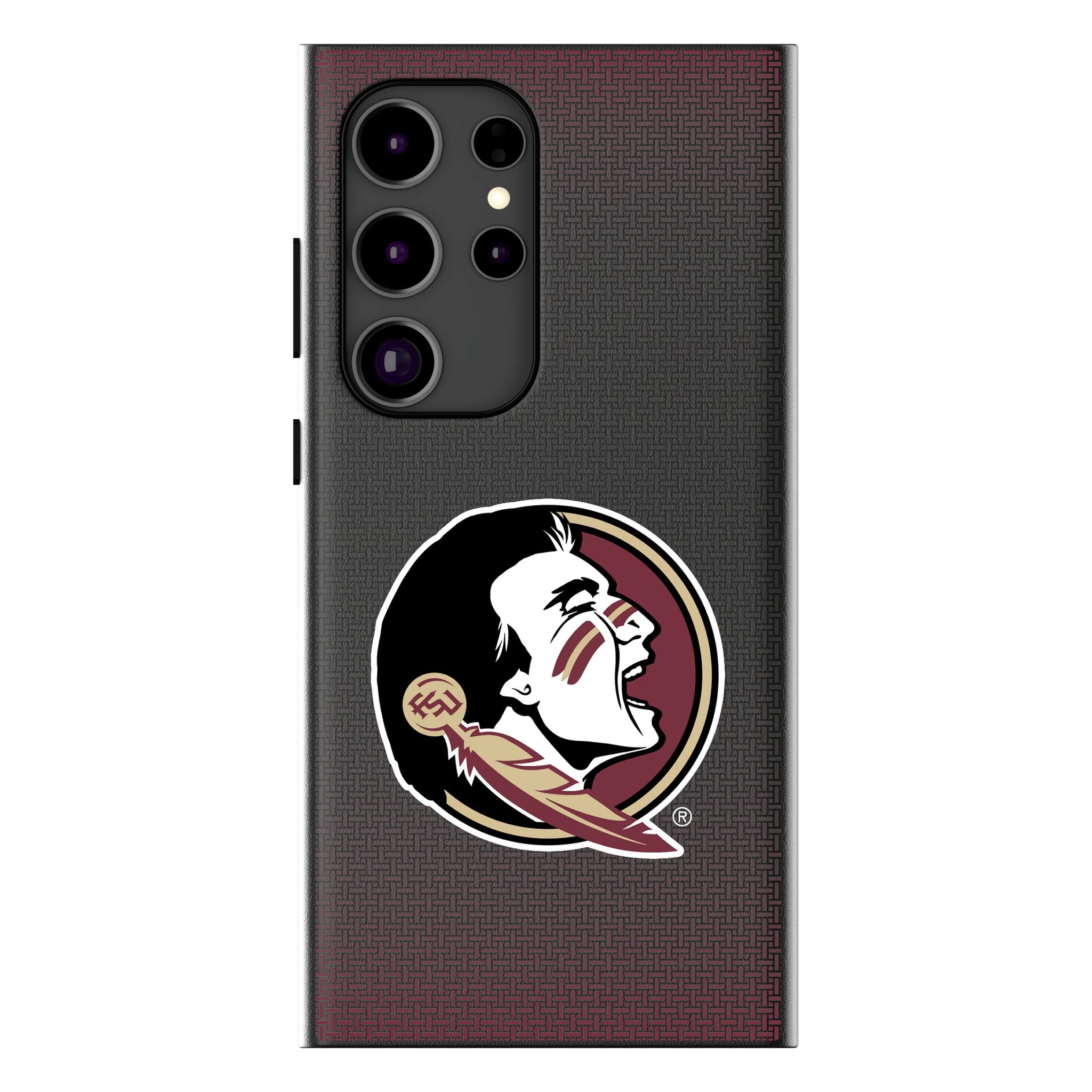 Florida State University Seminoles Linen MagSafe Compatible Phone Case for Samsung Galaxy 12