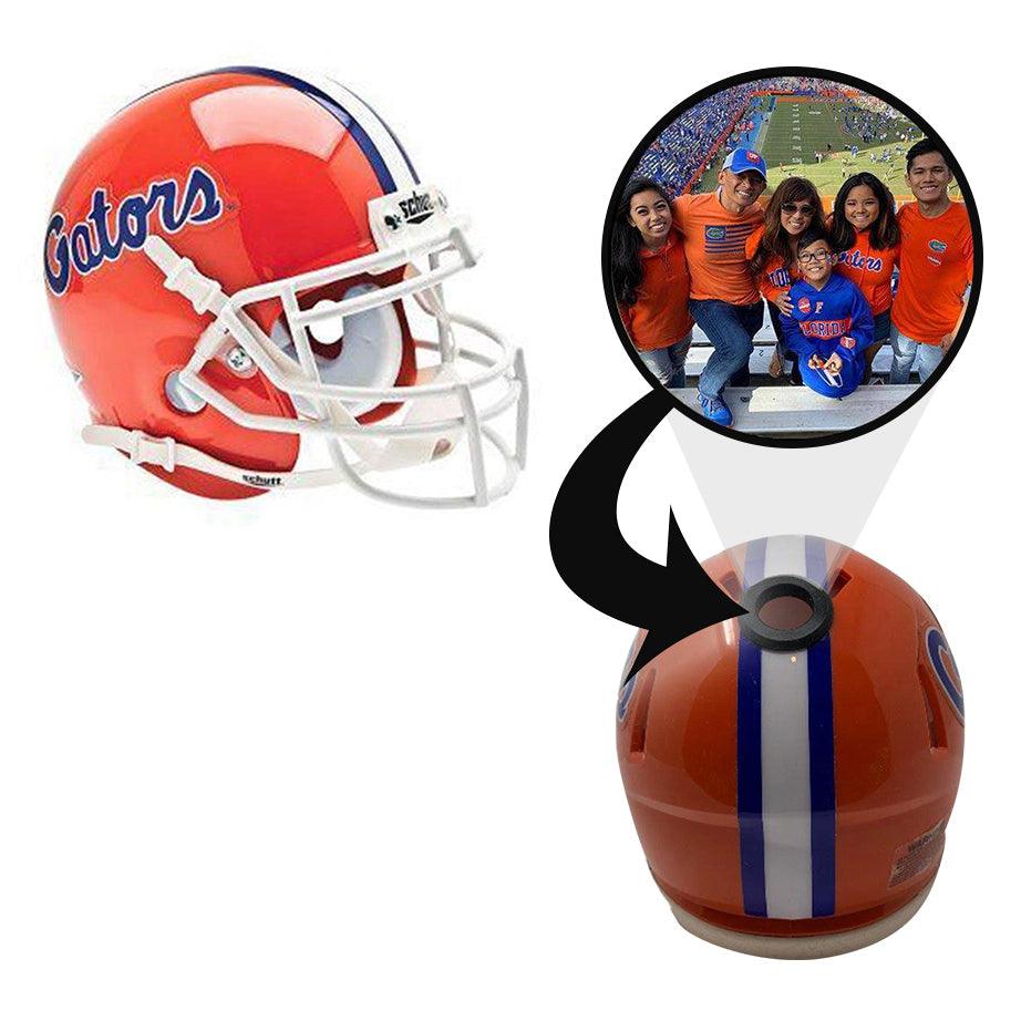 Florida Gators College Football Collectible Mini Helmet - Picture Inside - FANZ Collectibles 3