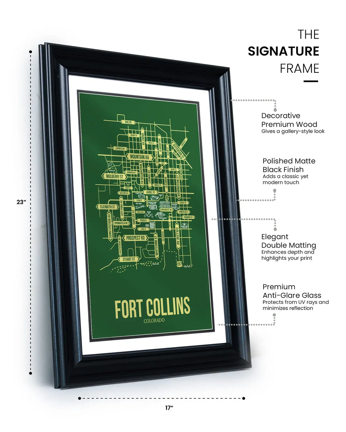Fort Collins, Colorado street map 14