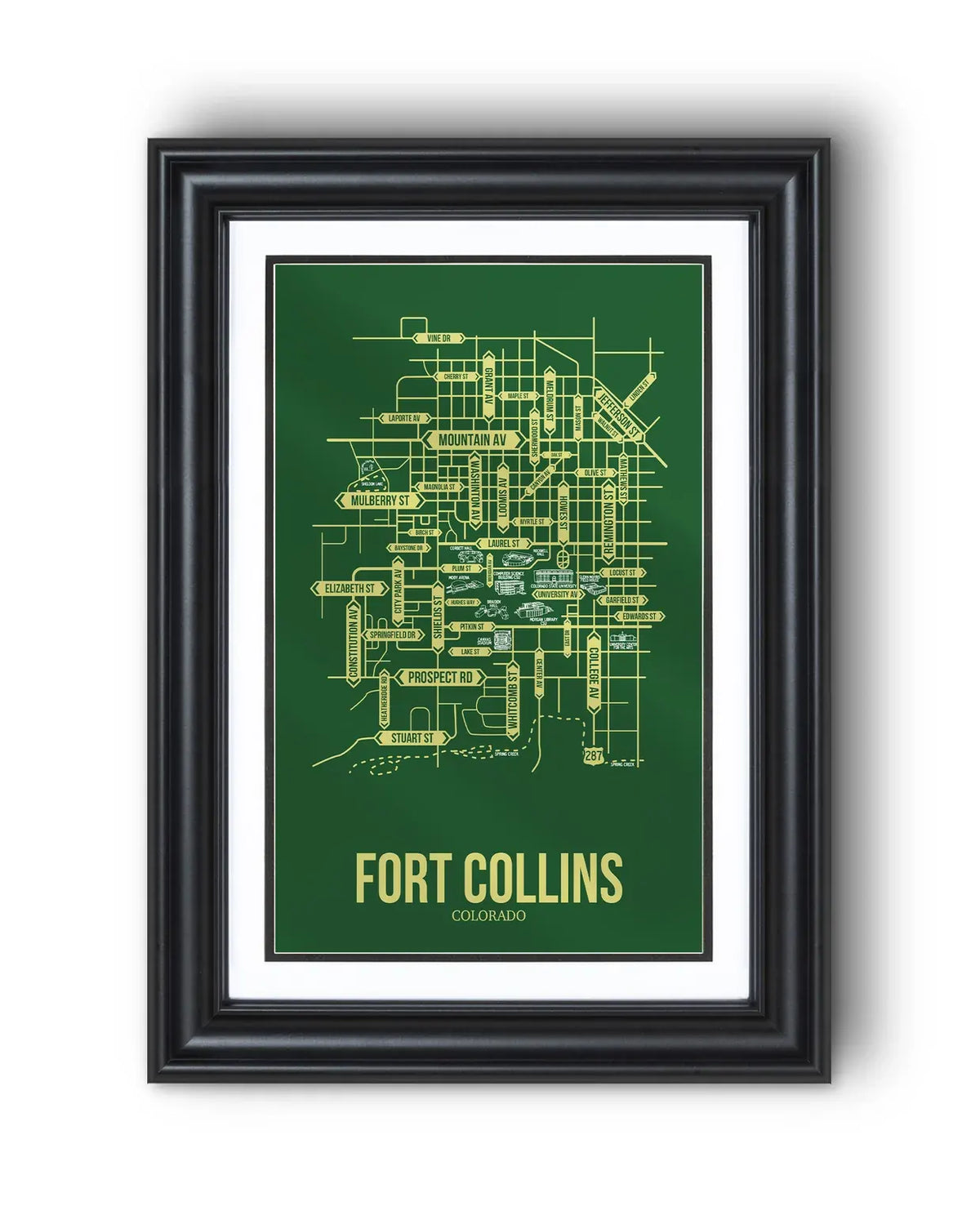 Fort Collins, Colorado street map 13