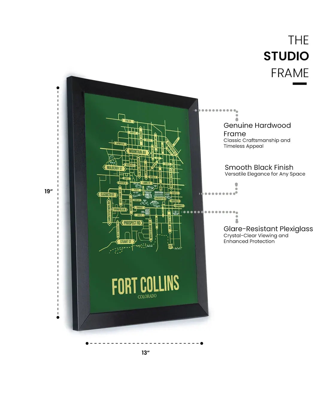 Fort Collins, Colorado street map 11