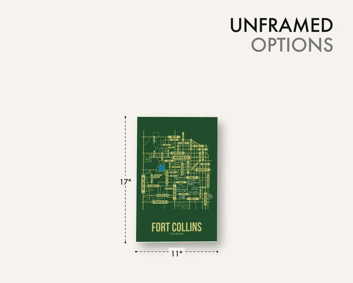 Fort Collins, Colorado street map 17
