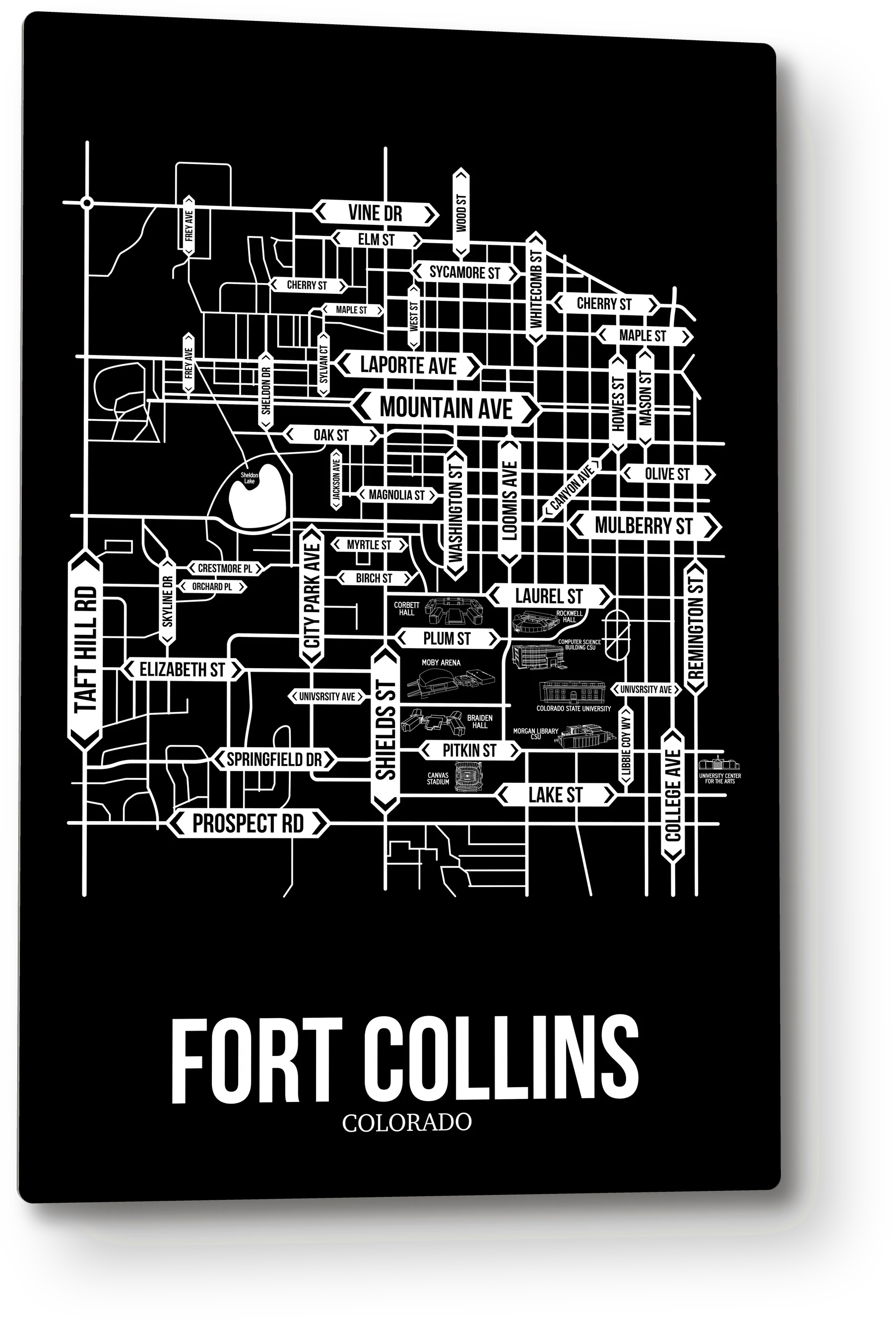 Fort Collins, Colorado street map 9