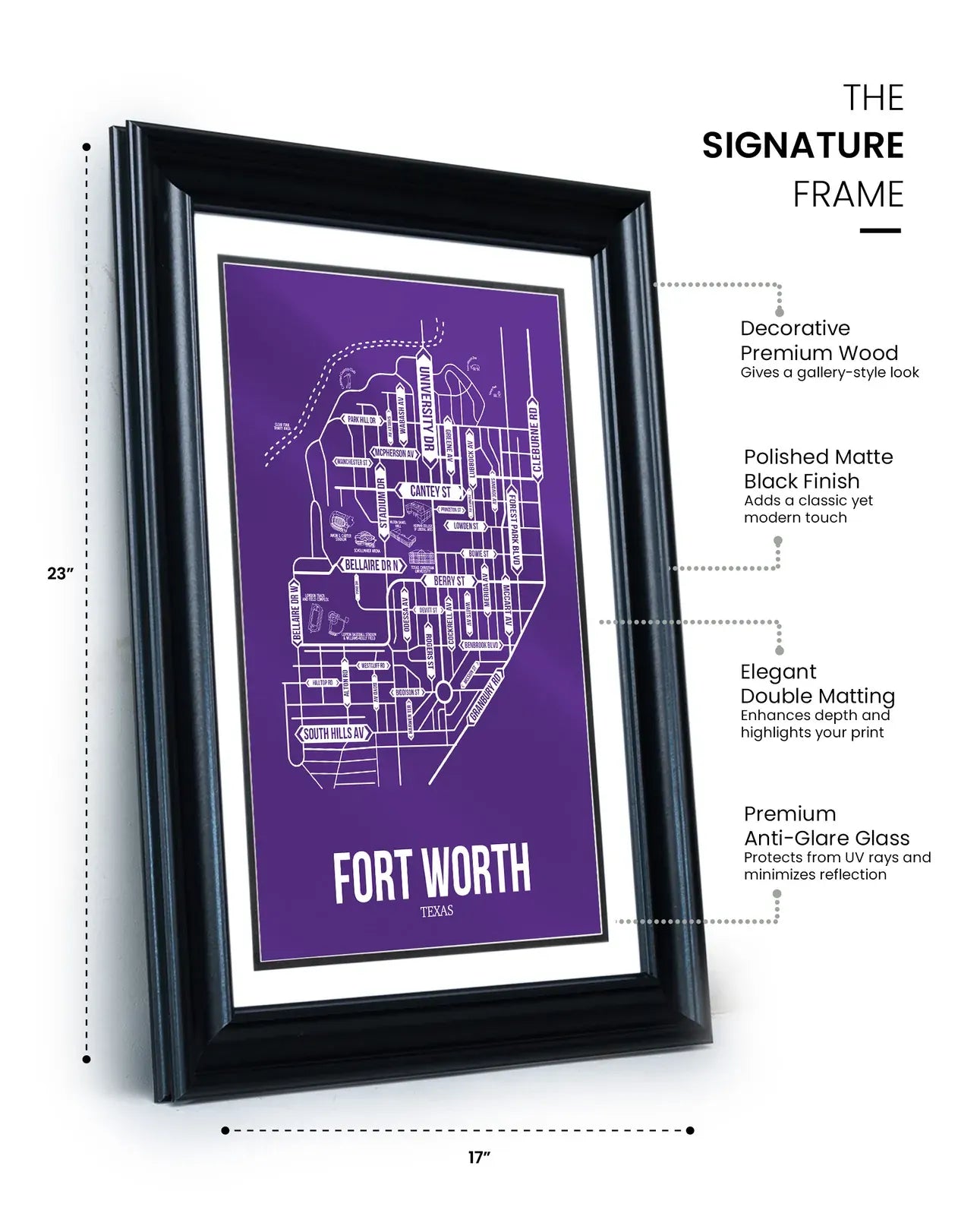 Fort Worth, Texas street map 14