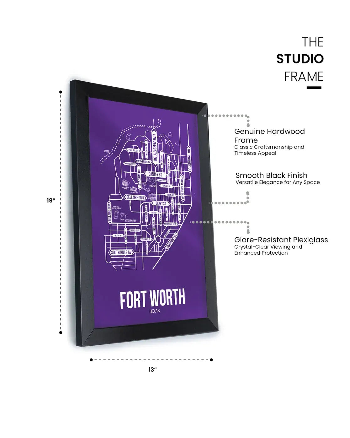 Fort Worth, Texas street map 11