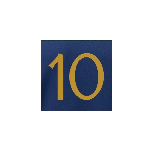 France 2022-23 Home Mbappe Youth #10 Jersey Name Set 2