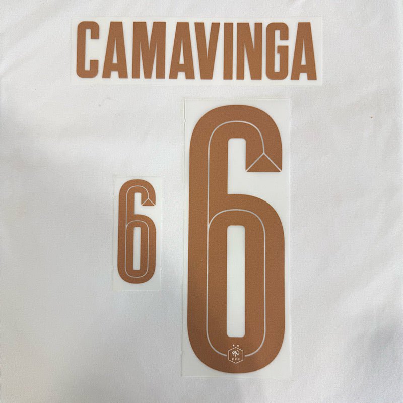 France 2026- Away CAMAVINGA #6 Official Name Set 1
