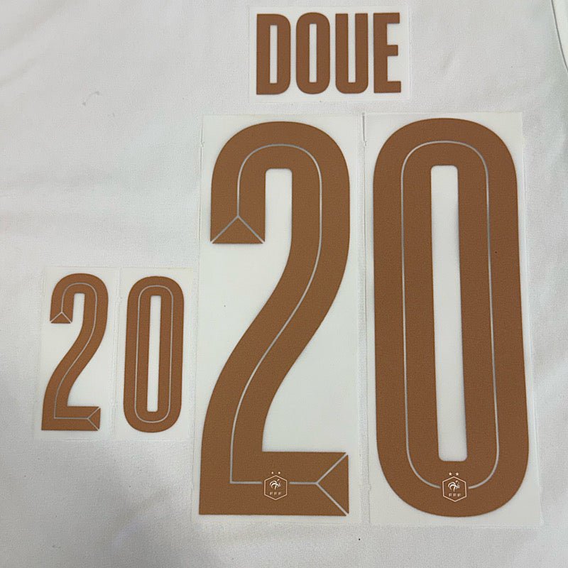 France 2026- Away DOUE #20 Official Name Set 1