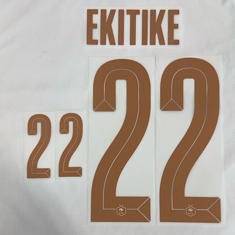 France 2026- Away EKITIKE #22 Official Name Set 1