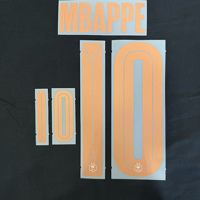 France 2026- Away MBAPPE #10 Official Name Set 1