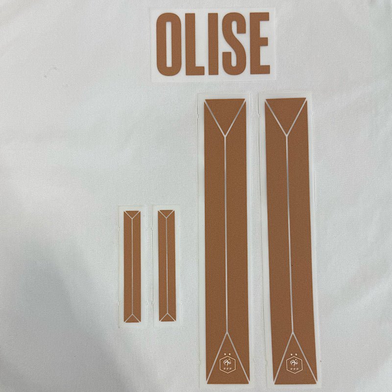 France 2026- Away OLISE #11 Official Name Set 1