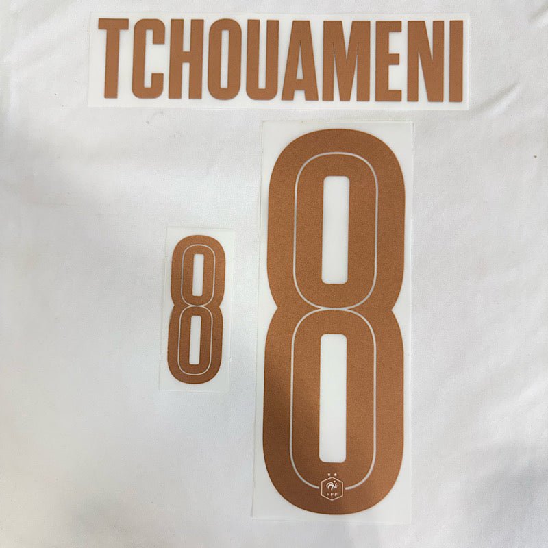 France 2026- Away TCHOUAMENI #8 Official Name Set 1