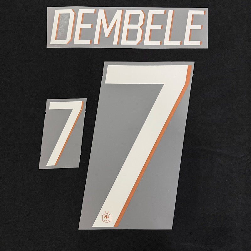 France 2026- Home DEMBELE #7 Official Name Set 1