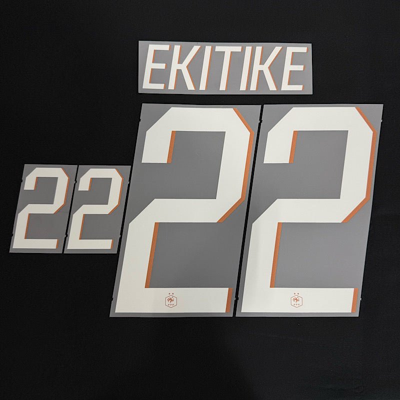 France 2026- Home EKITIKE #22 Official Name Set 1