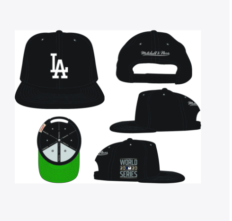 Los Los Angeles Dodgers - MLB 2020 World Series Top Spot Snapback Hat 1