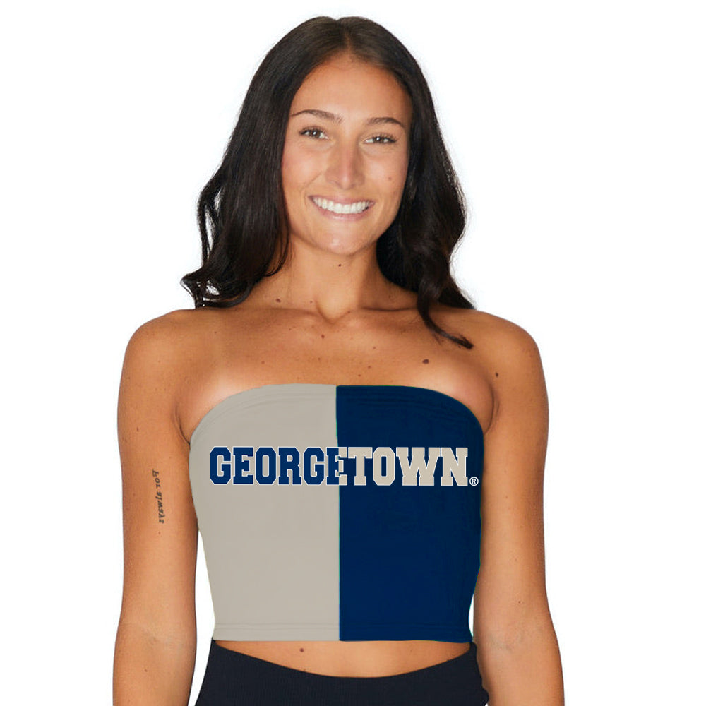 Georgetown Hoyas Two Tone Tube Top | lojobands
