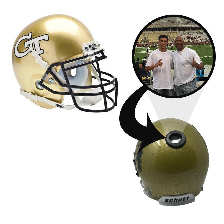 Georgia Tech Yellow Jackets College Football Collectible Mini Helmet - Picture Inside - FANZ Collectibles 3