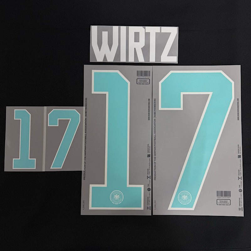 Germany 2026- Away WIRTZ #17 Official Name Set 1