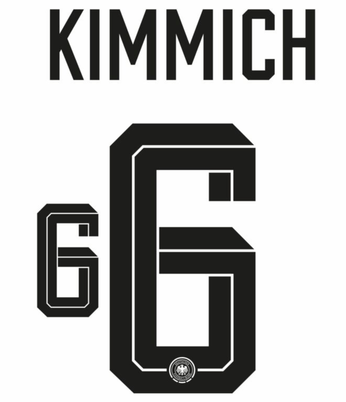 Germany 2026- Home KIMMICH #6 Official Name Set 1