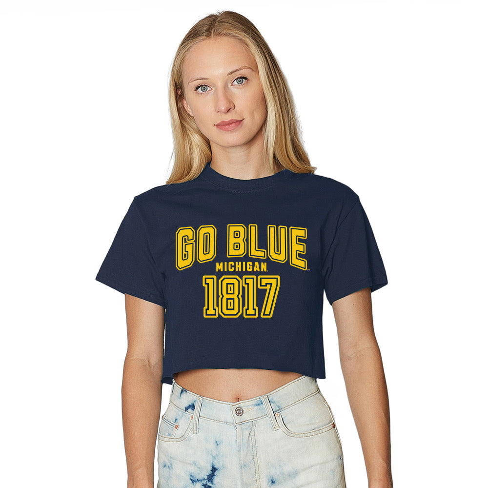University of Michigan Go Blue Navy Tee | lojobands