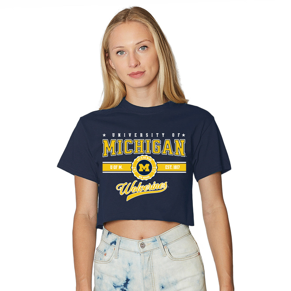 University of Michigan Classic Navy Tee | lojobands