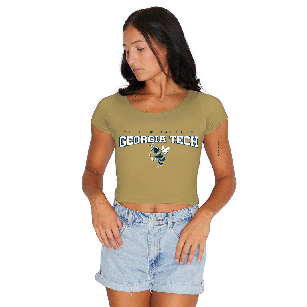 Georgia Tech Gold Babydoll Tee | lojobands