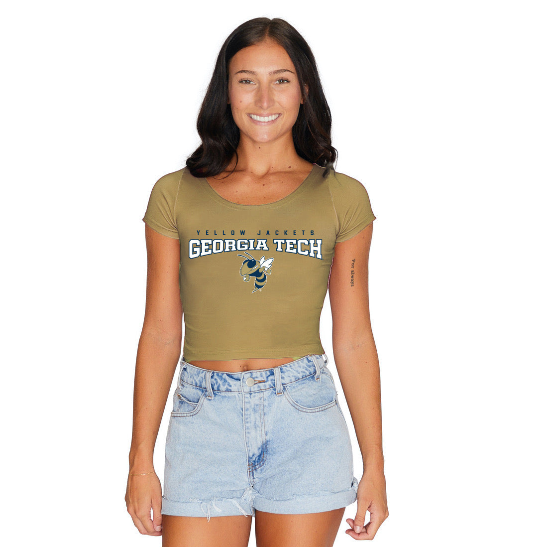 Georgia Tech Gold Babydoll Tee | lojobands