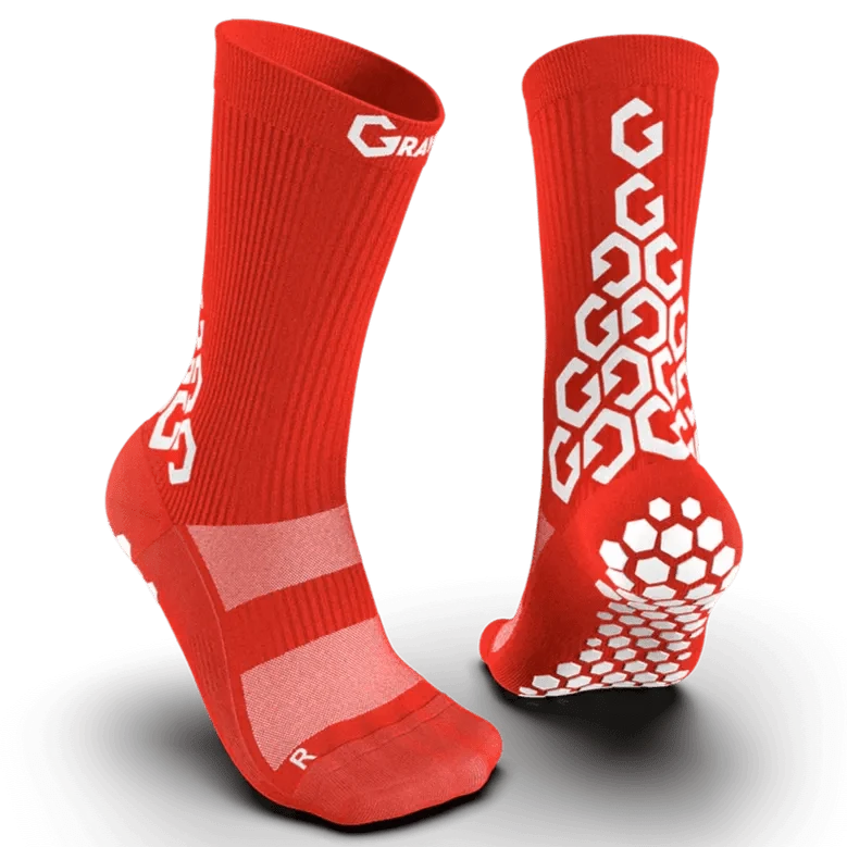 Gravity Pro Grip Socks Crew Length 5