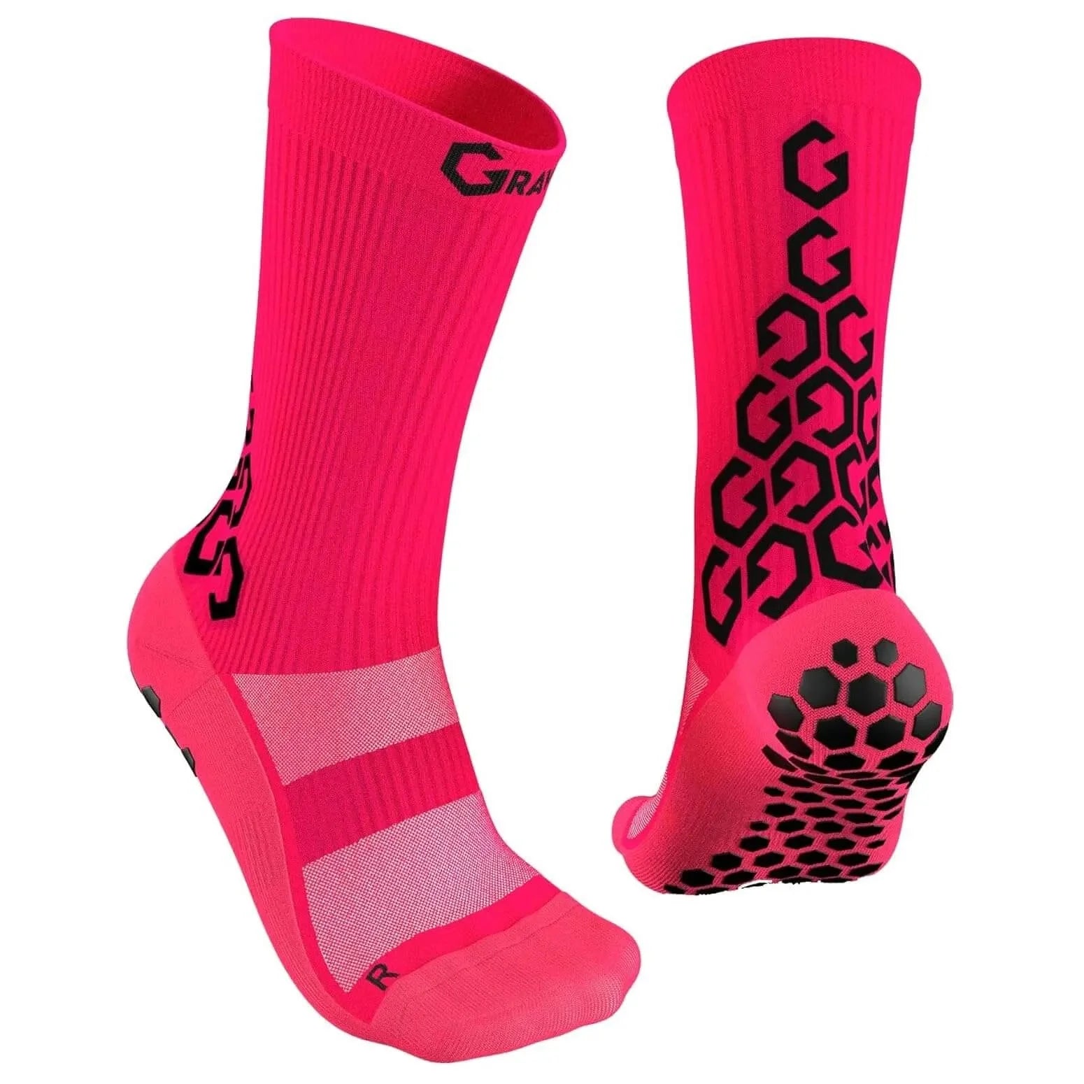 Gravity Pro Grip Socks Crew Length 7